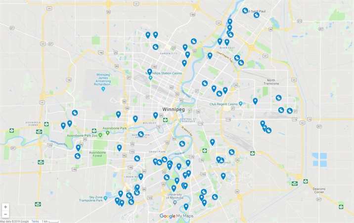 Garage Sales map 10-12 May