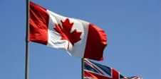 canada and uk flag