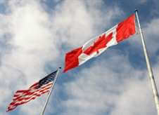 canada usa flags