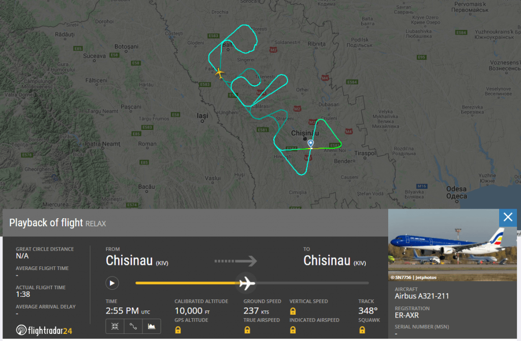 Скриншот сайта flighradar24