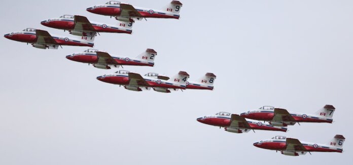 Консерваторы выступили против отмены выступлений пилотажной группы Snowbirds