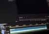 Close-up of a video editing software interface showing timeline and controls.