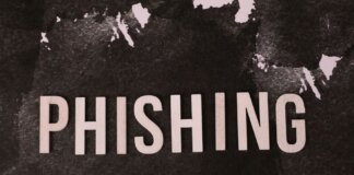 Кибератака на больницу в Виннипеге: затронуты системы здания Abstract representation of phishing with the text on a textured dark surface.